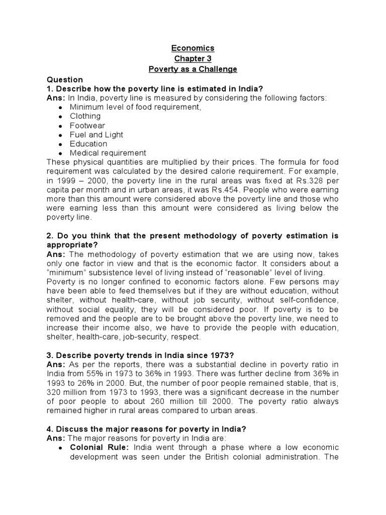 Poverty As A Challenge | PDF | Poverty | Poverty &amp; Homelessness