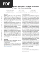 An Empirical Validation of Cognitive Complexity As A Measure of Source Code Understandability