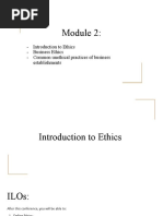 Module 2 - Business Ethics