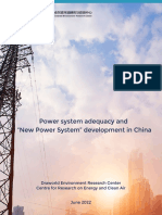 Power system adequacy analysis and path to a low-carbon future in China