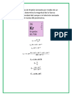 Fisica Problema de Kriptón Ionizado