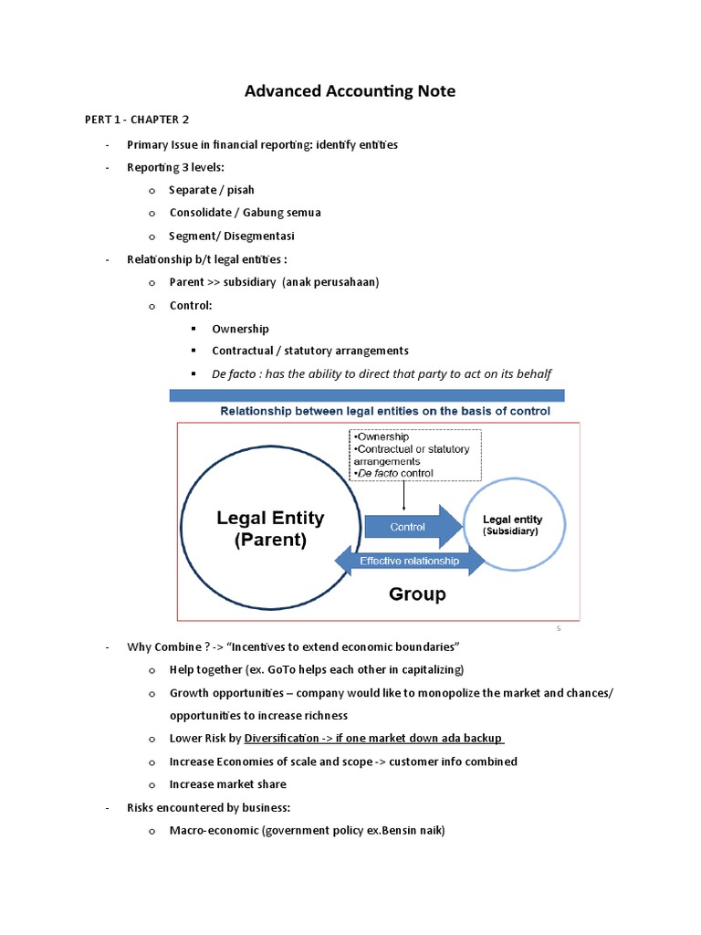 Accounting Note PDF Financial Statement Risk