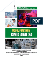 Penuntun Praktikum Kimia Analisa - 190922