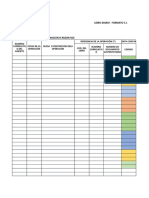 Formato Balance de Comprobación