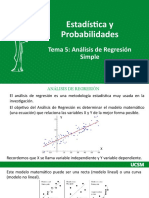 TEMA - Regresión Lineal