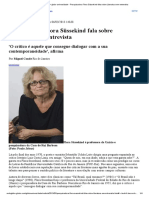 Rede Globo - Globo Universidade - Pesquisadora Flora Süssekind Fala Sobre Literatura em Entrevista
