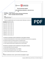 Prova Presencial Regular Nilcione 2