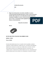 Análisis de dispositivos de entrada, salida y almacenamiento en una computadora