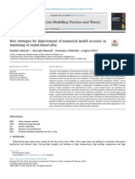 New Strategies For Improvement of Numerical Model 2019 Simulation Modelling