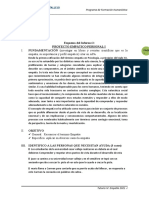 Esquema Del Informe 2: Proyecto Empático Personal I FUNDAMENTACIÓN (Investigar en Libros y Revistas Científicas Que Es La