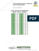 Gabaritos concurso Gonçalves