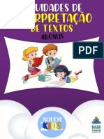 Atividades de Interpretação de Textos