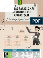 Teorías-Paradigmas y Enfoques Del Aprendizaje