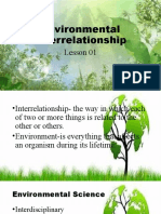 Chapter 1 Environmental Interrelationship