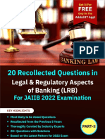 Banking regulatory aspects and legal issues