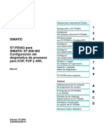 S7 PDIAG For S7-300 and S7-400 Diagnostics For LAD, STL, and FBD - ESPANHOL