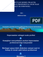 Implementasi Model Praktik Keperawatan Profesional di Rumah Sakit di Indonesia