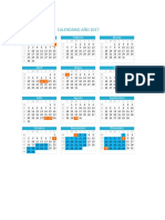 Calendario Peru 2017