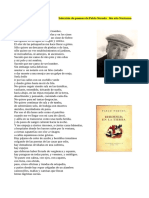 Selección de Poemas Neruda