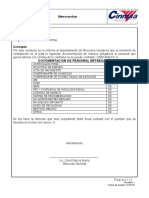 PCRH-F-19 Memorandum Requisitos de Contratacion