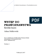 Sulikowski A - Wstęp Do Prawoznawstwa. Krótki Kurs (2007)