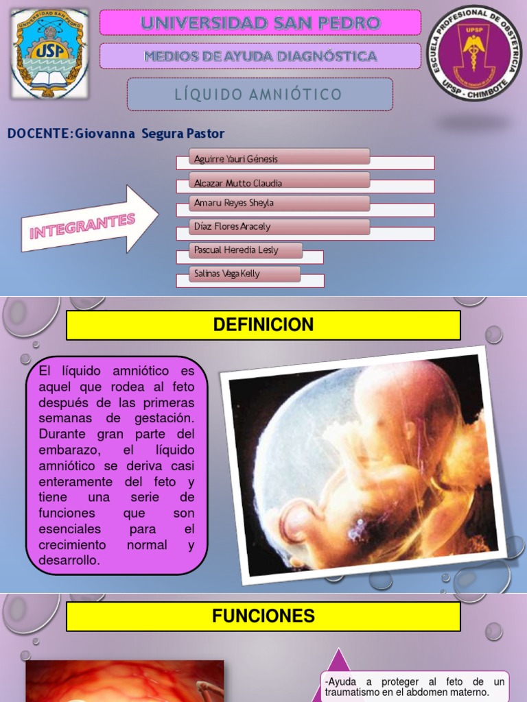 Exposicion Líquido Amniótico PDF El embarazo Parto prematuro