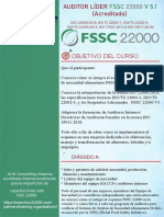 Temario FSSC 22000 V 5.1 Auditor Líder