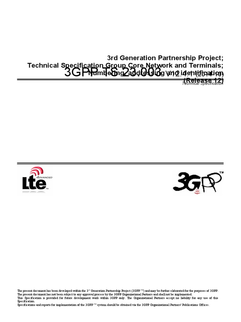 3gpp ts 23 003 numbering addressing and identification pdf