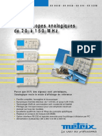 Oscilloscopes Analogiques de 20 À 150 MHZ: Ox 863B - Ox 803B - Ox 530 - Ox 520B