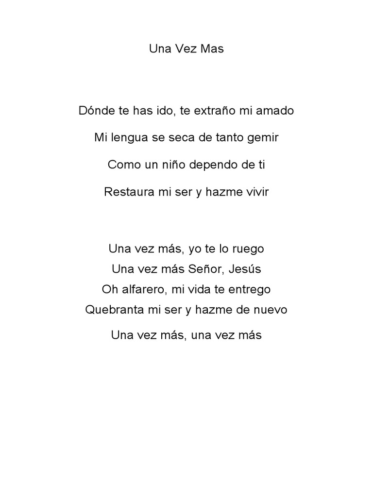Una Vez Mas PDF
