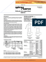 Valvula Seguridad sv615 As Spirax Sarco