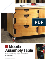 Mobile Assembly Table Provides Storage and Utility
