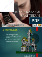 Prinsip Dasar & Saat Teduh