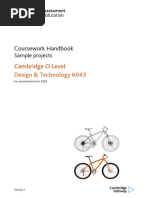 IGCSE Design and Technology - Portfolio Report | PDF
