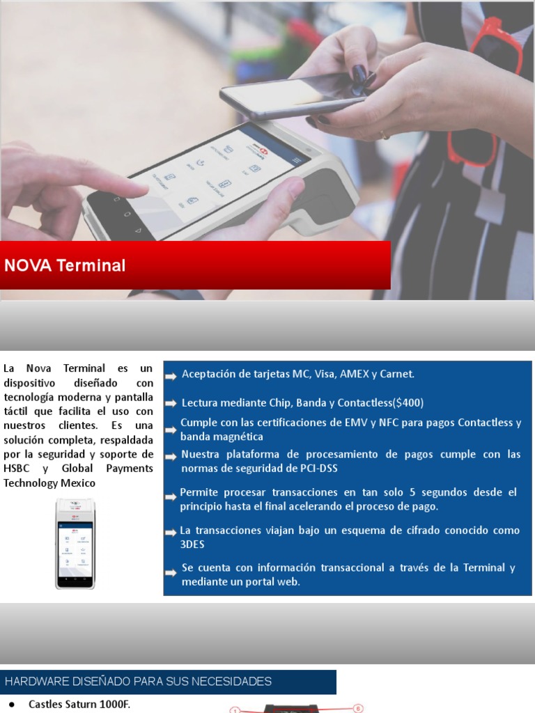 Configuracion NOVA TERMINAL 2 | PDF | Emv | Wifi
