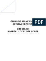 Guías de Manejo en Cirugía General (Pregrado)