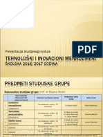 Tehnoloski I Inovacioni Menadzment1