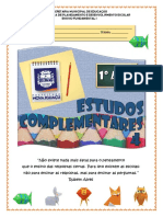 Caderno de Ativ. Complementares Do 1º Ano-Vol.4