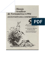 29 - Plan de Manejo de Aves Acuáticas de Norteamérica. 1994 Extensión Del Compromiso