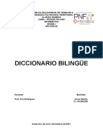Diccionario Bilingüe, Jesús Morillo