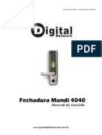 Manual Fechadura Bio Mundi 4040