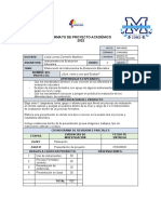 Formato de Proyecto Académico