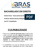 Aula 07 - Teoria Da Infração Penal