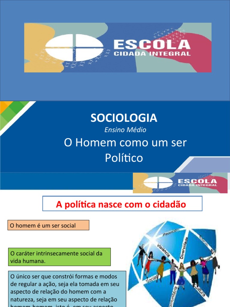 O Homem como Ser Político e Social | PDF | Sociologia | Estado