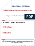 LEI DOS CRIMES HEDIONDOS (Prof. Davi Dunck)