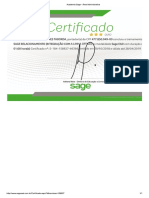 Certificadfo Plataforma SAGE - Integração Office