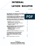 International Information Bulletin - April 1976 - SWP