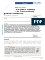 Primary Aldosteronism European Journal Endocrinology 2016