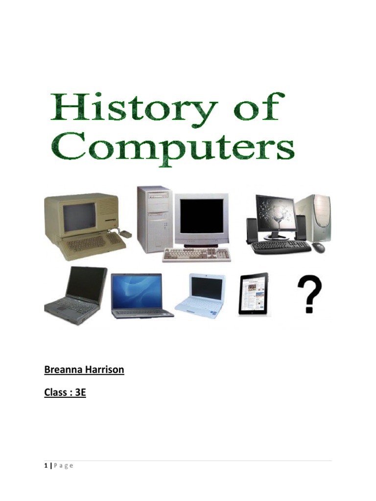 Generations Computers PDF Microprocessor Integrated Circuit