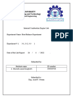EXP.3Technical Report Form of Internal Combustion Engine Lab